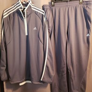 Men's Adidas athletic outfit. Worn once